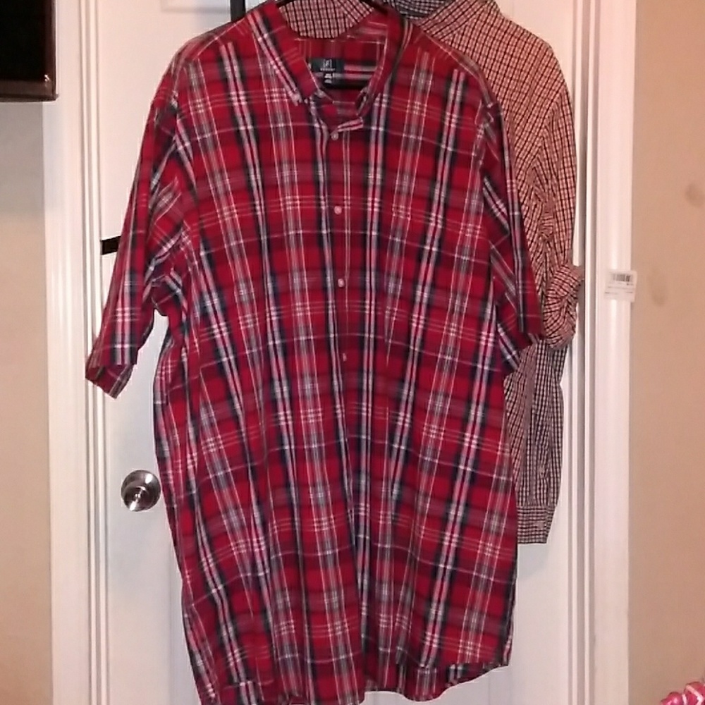 3xl men's collar button up dress shirt